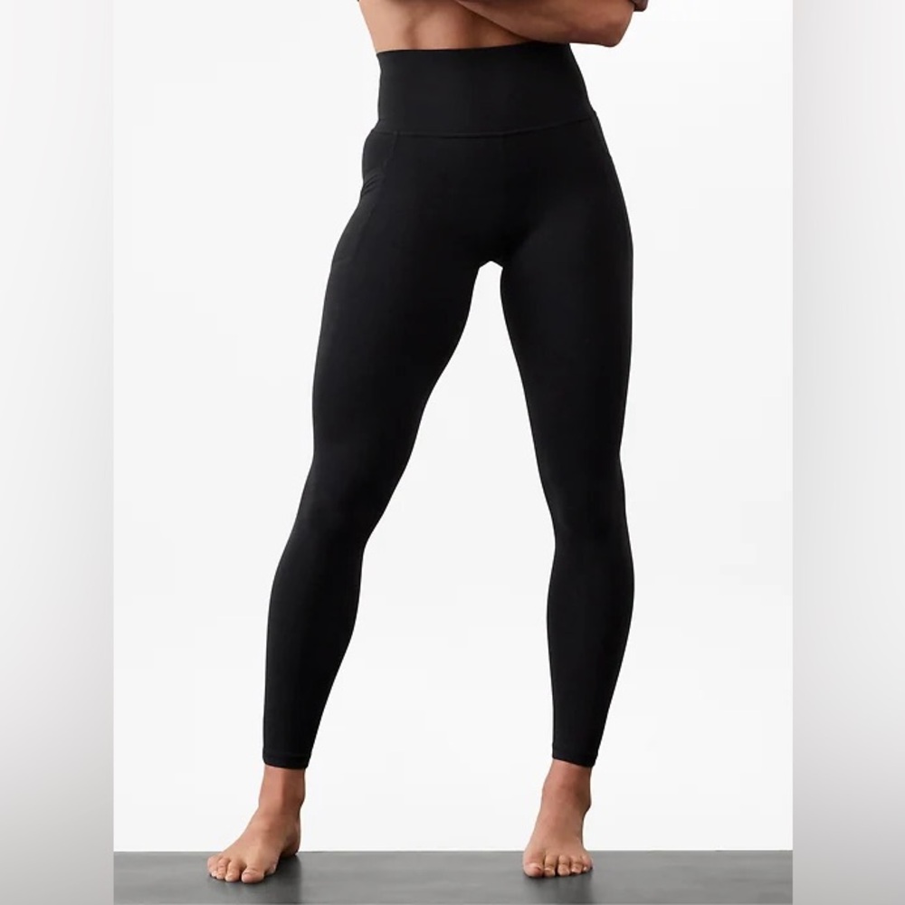 Athleta Black High-Waisted Leggings